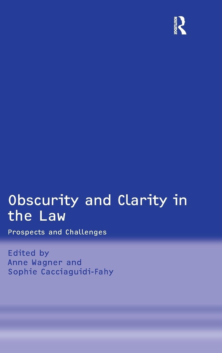 Vorderes Coverbild Obscurity and Clarity in the Law