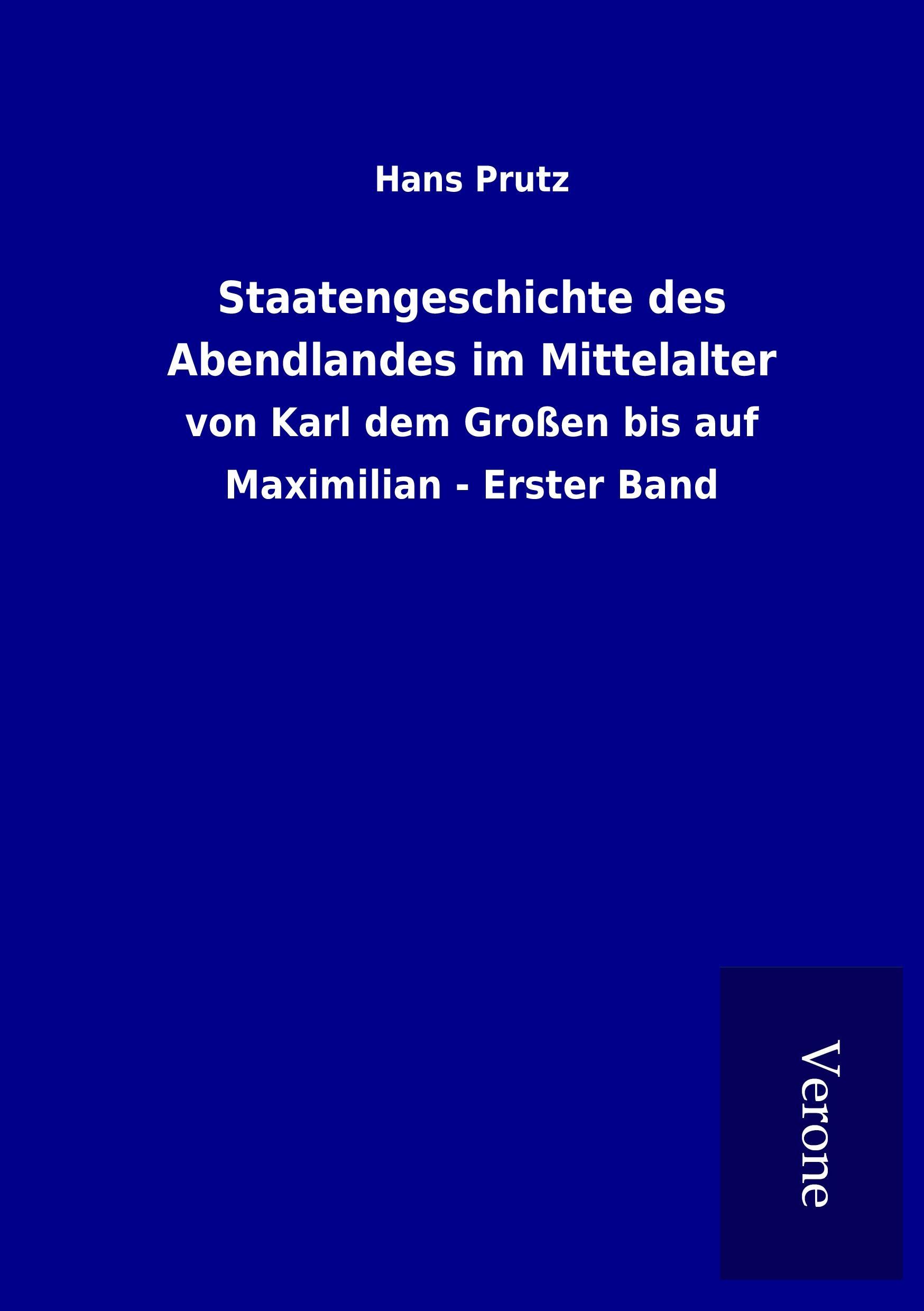 Vorderes Coverbild Staatengeschichte des Abendlandes im Mittelalter