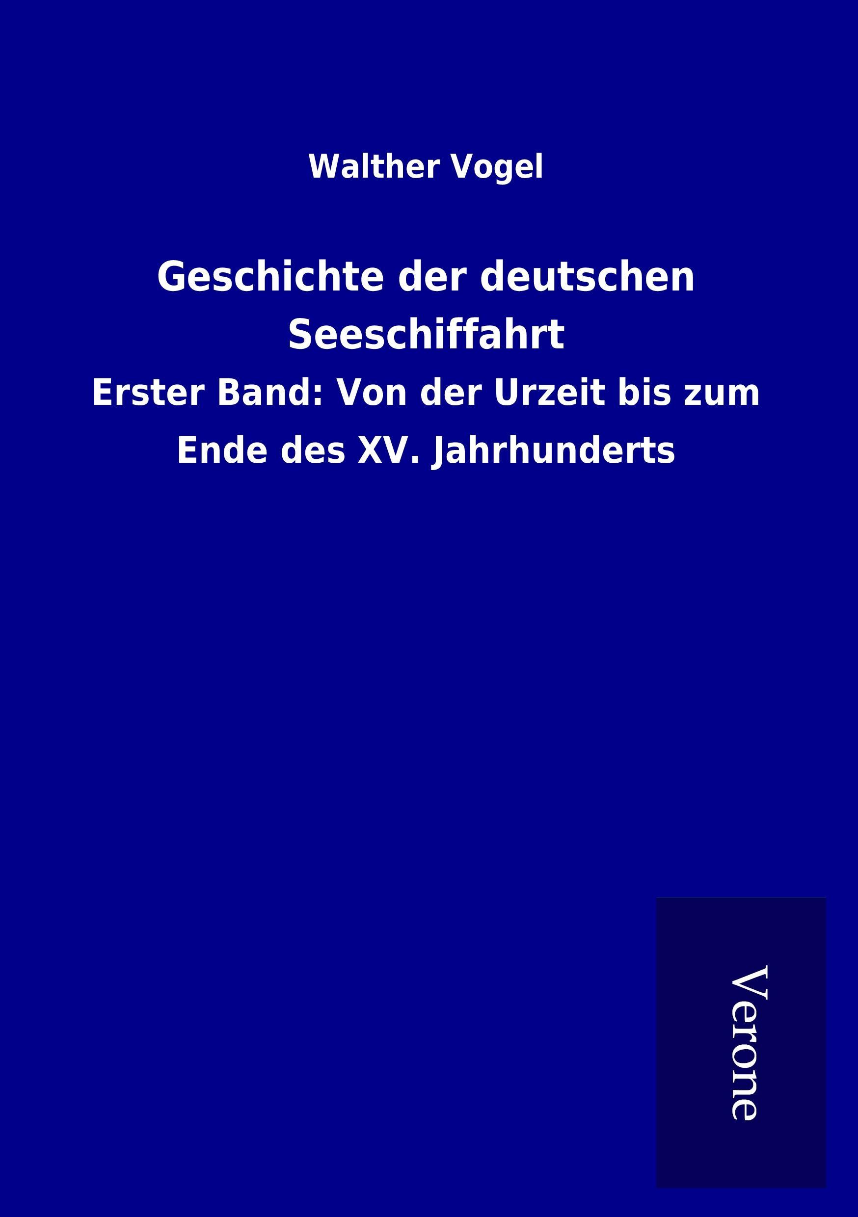 Vorderes Coverbild Geschichte der deutschen Seeschiffahrt