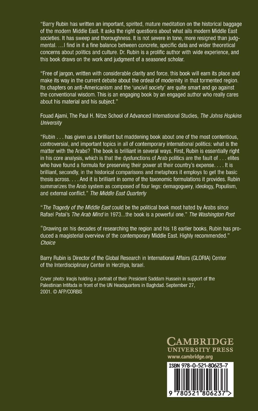 Rückseitencover The Tragedy of the Middle East