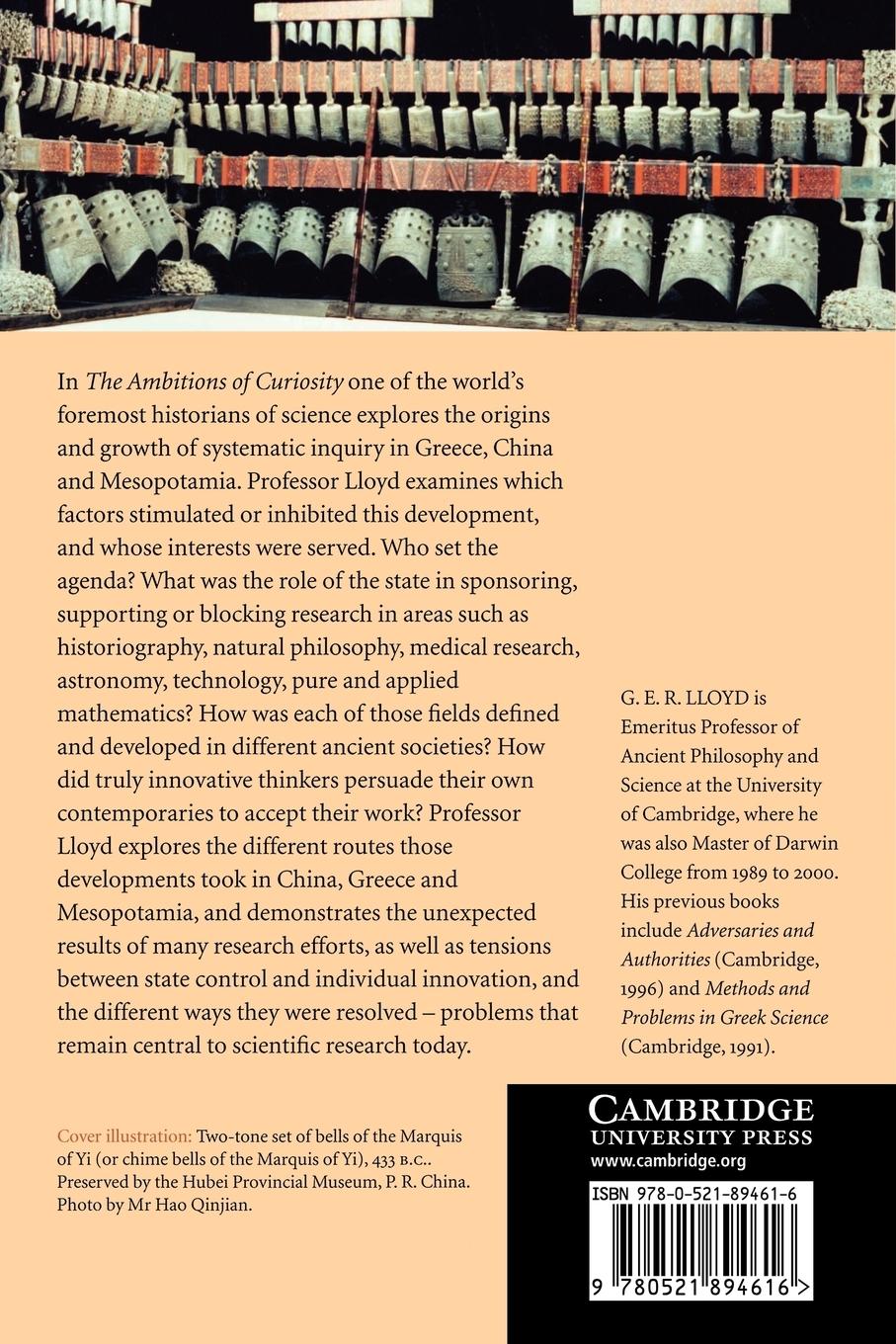 Rückseitencover The Ambitions of Curiosity