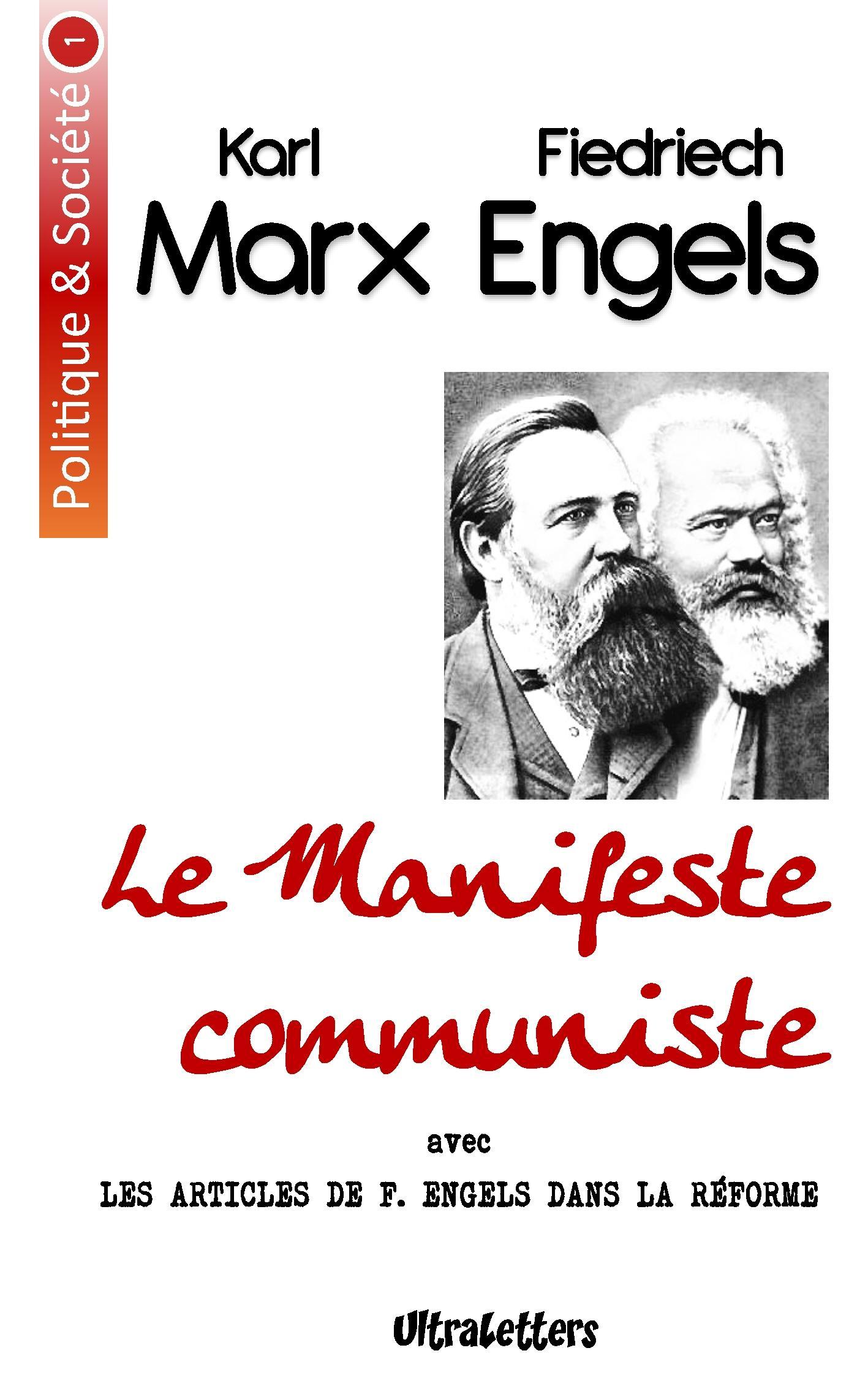 Vorderes Coverbild Le Manifeste communiste