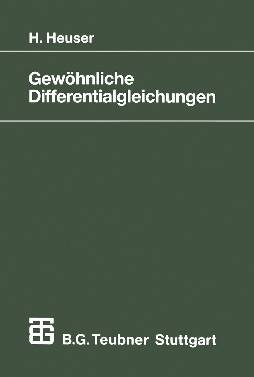 Vorderes Coverbild Gewöhnliche Differentialgleichungen