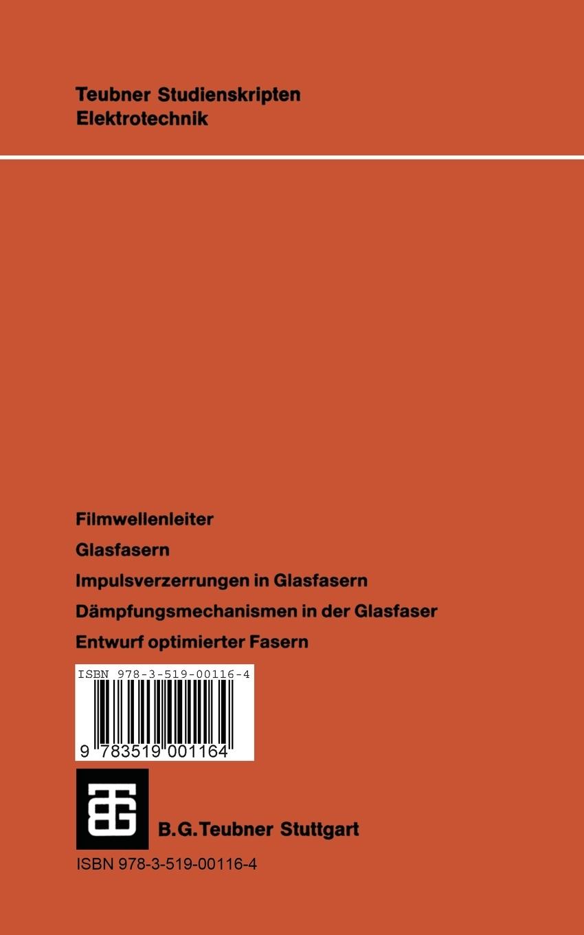 Rückseitencover Lichtwellenleiter