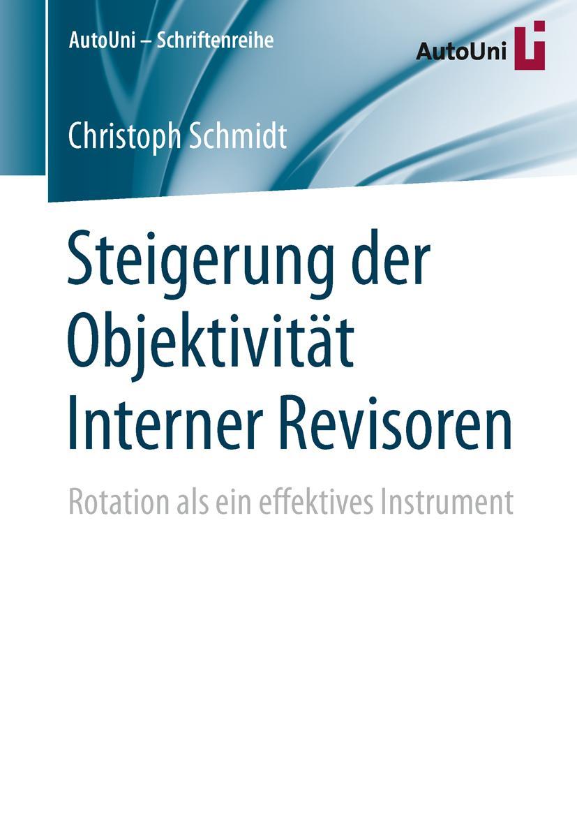 Vorderes Coverbild Steigerung der Objektivität Interner Revisoren