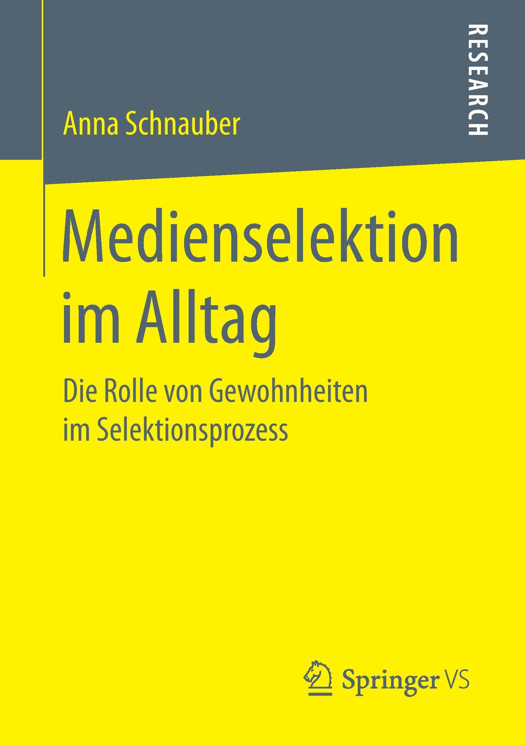 Vorderes Coverbild Medienselektion im Alltag