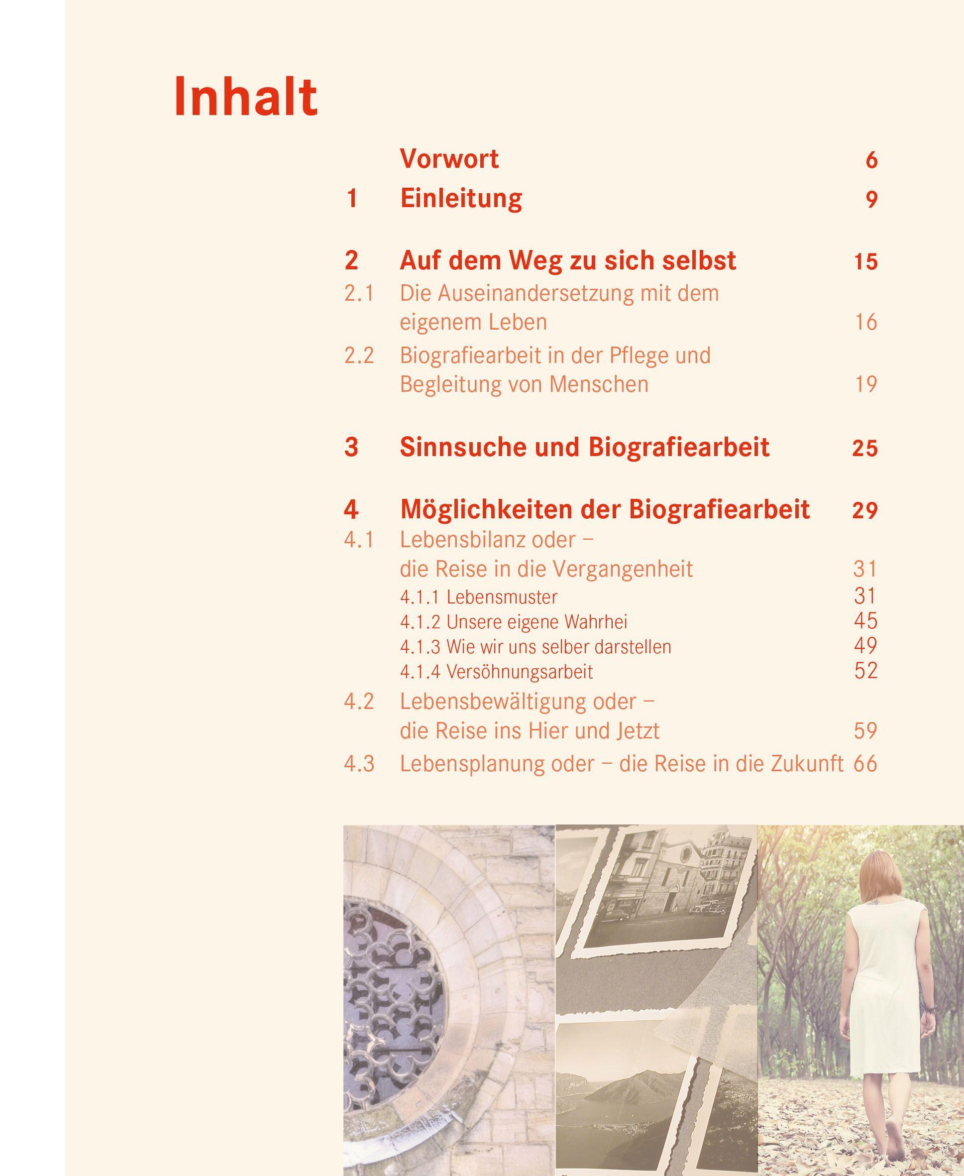 Beispielinhalt (Bild) Biografiearbeit