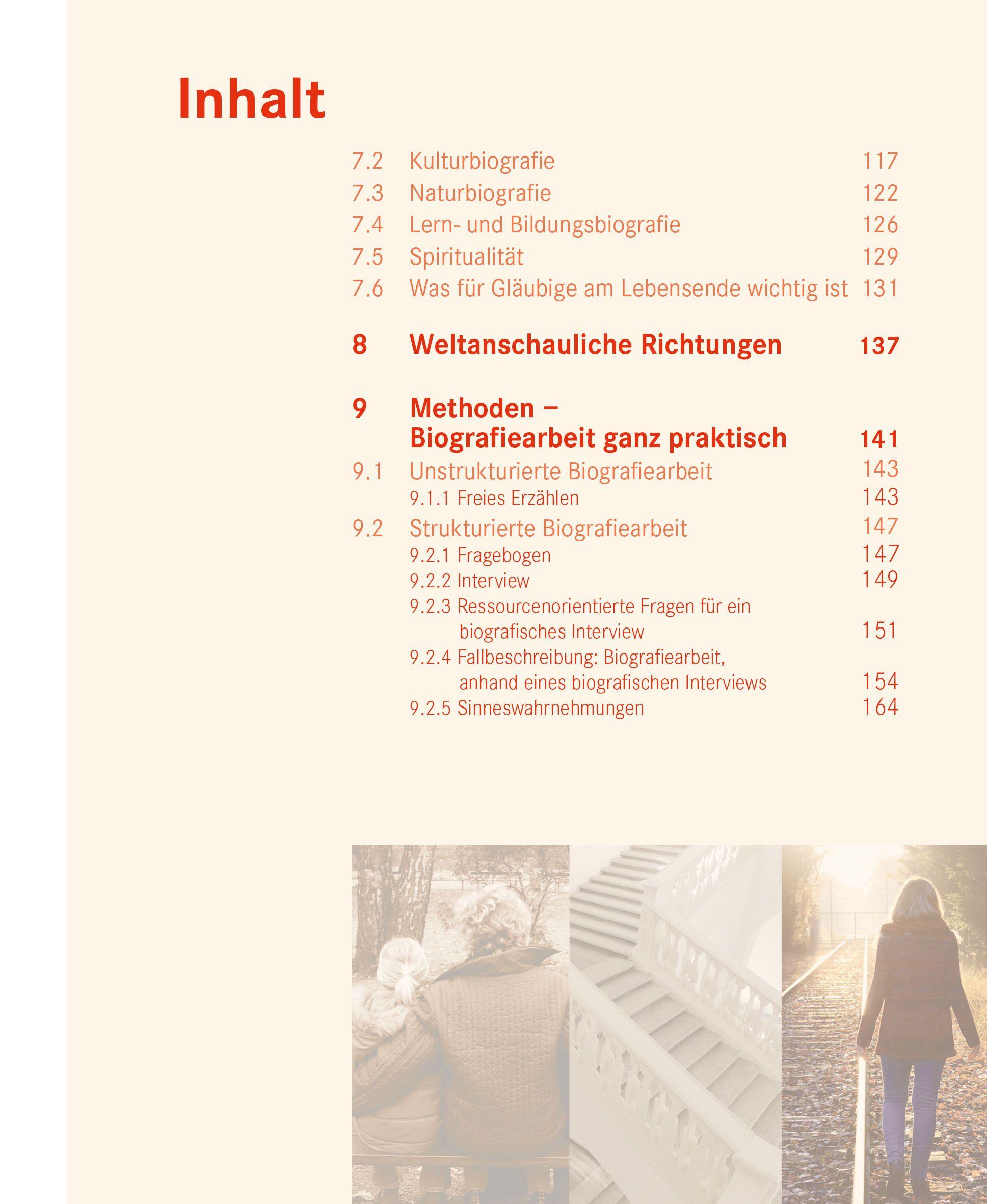 Beispielinhalt (Bild) Biografiearbeit