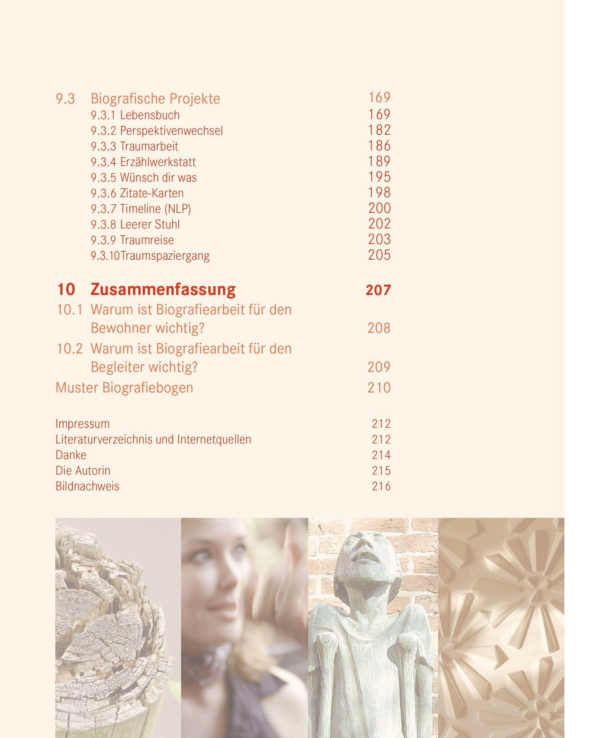 Beispielinhalt (Bild) Biografiearbeit