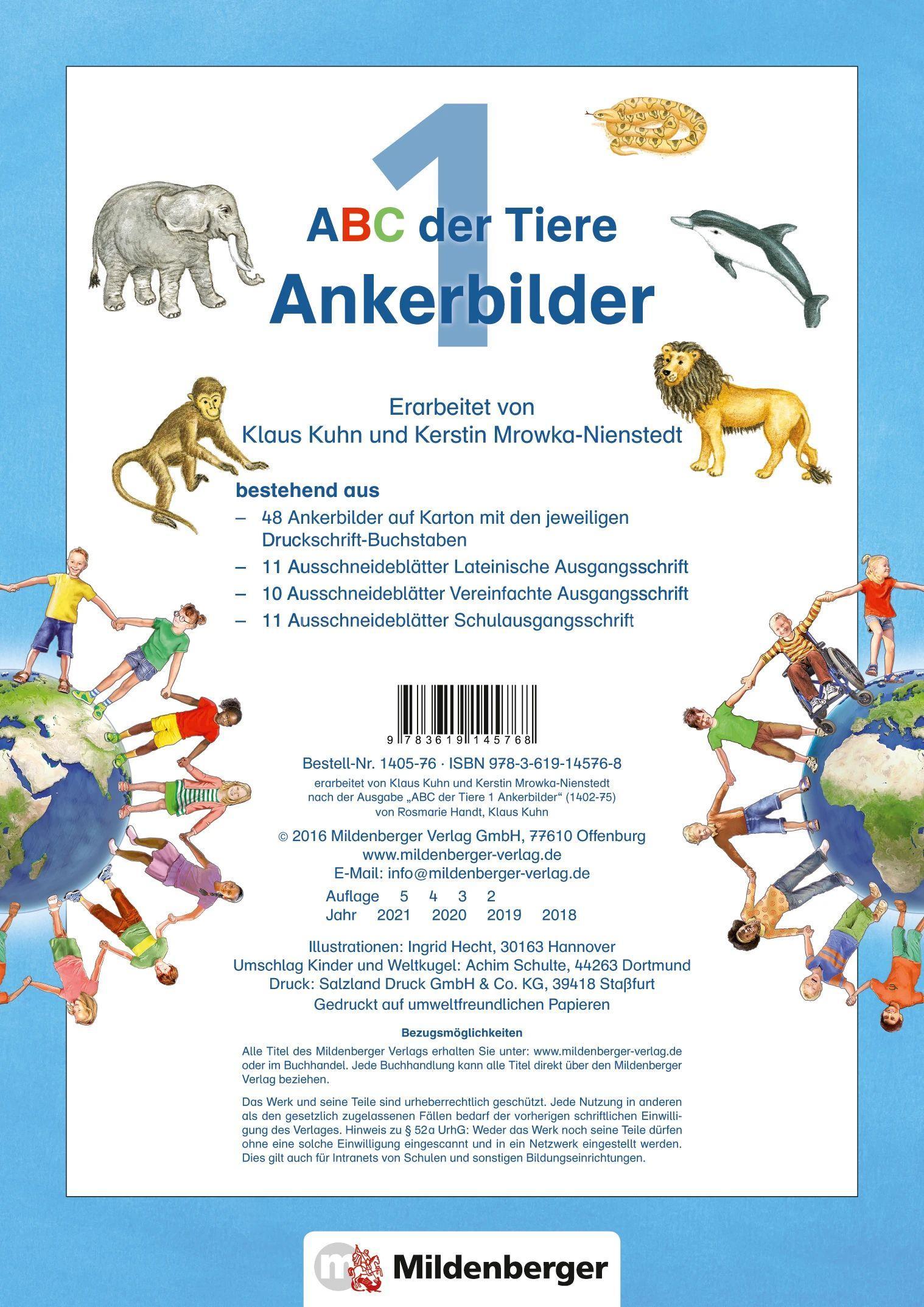 Vorderes Coverbild ABC der Tiere 1 - Ankerbilder · Neubearbeitung