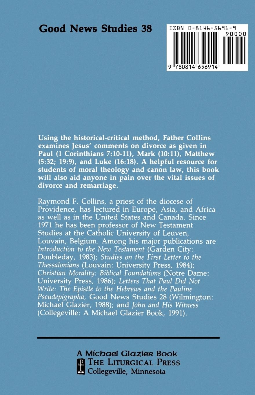 Rückseitencover Divorce in the New Testament