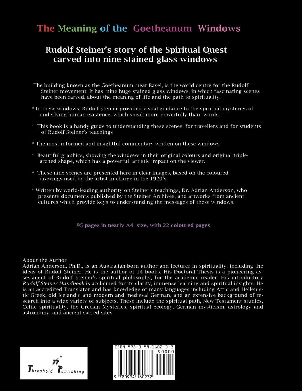 Rückseitencover The Meaning of the Goetheanum Windows