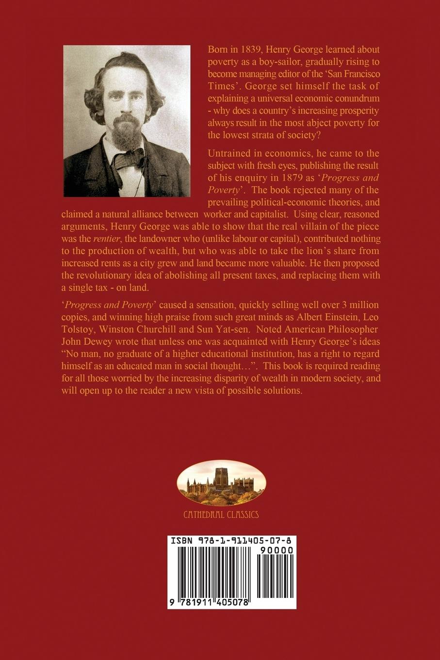 Rückseitencover Progress and Poverty