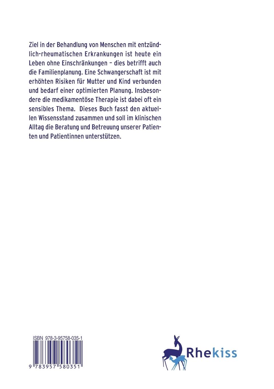 Rückseitencover Rheumatische Erkrankungen und Schwangerschaft
