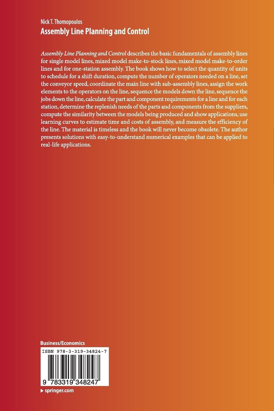 Rückseitencover Assembly Line Planning and Control