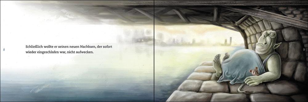 Beispielinhalt (Bild) Der Brückentroll