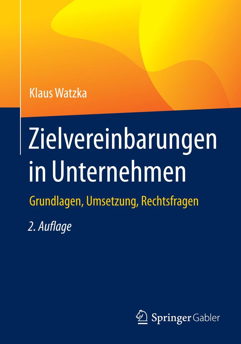 Vorderes Coverbild Zielvereinbarungen in Unternehmen