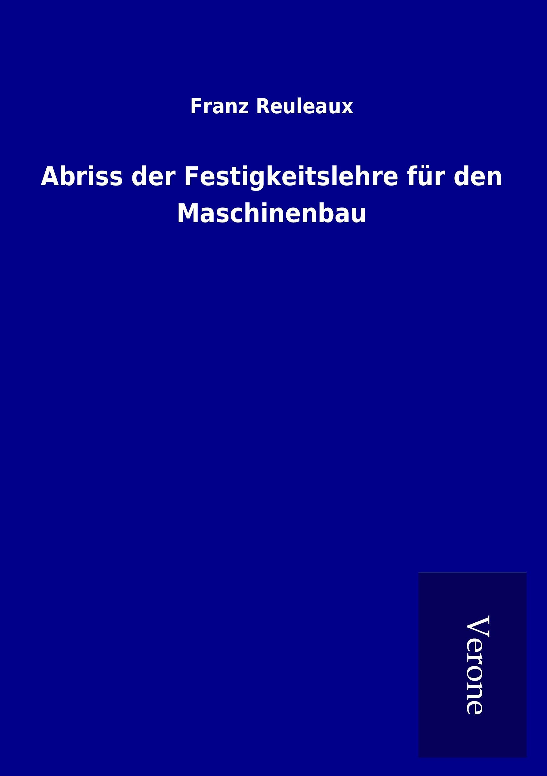 Vorderes Coverbild Abriss der Festigkeitslehre für den Maschinenbau