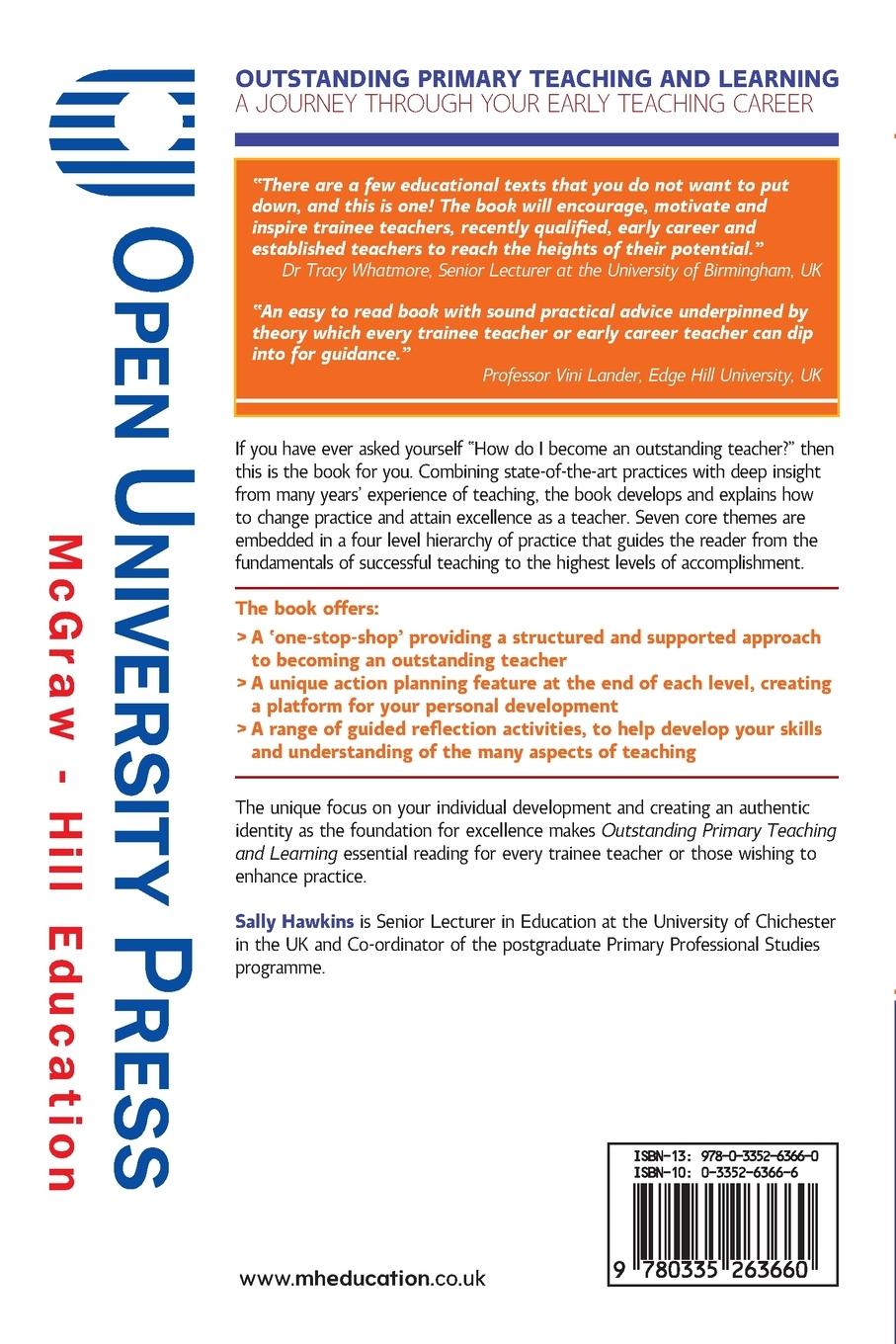 Rückseitencover Outstanding Primary Teaching and Learning: A journey through your early teaching career