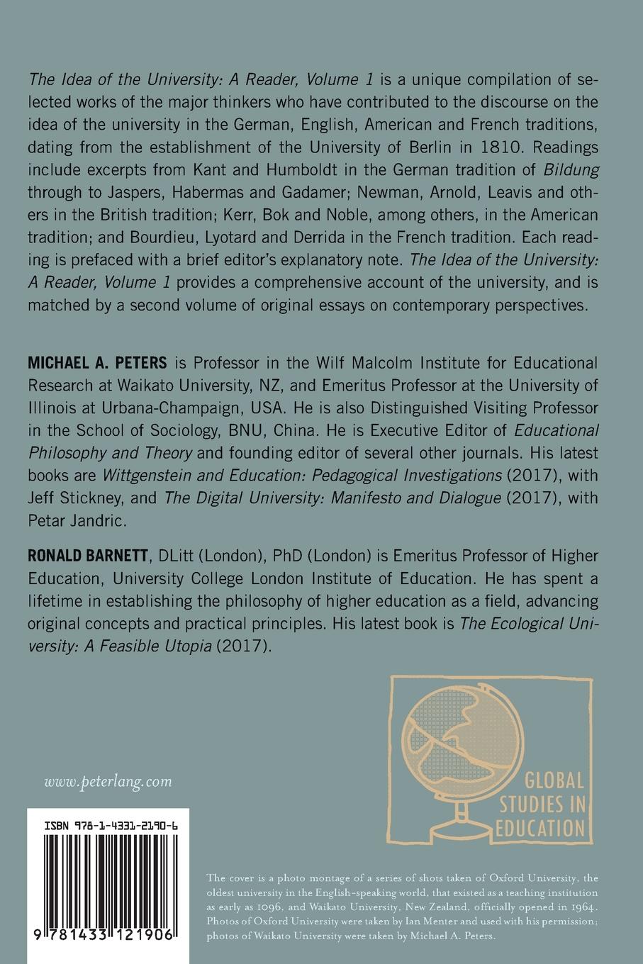 Rückseitencover The Idea of the University