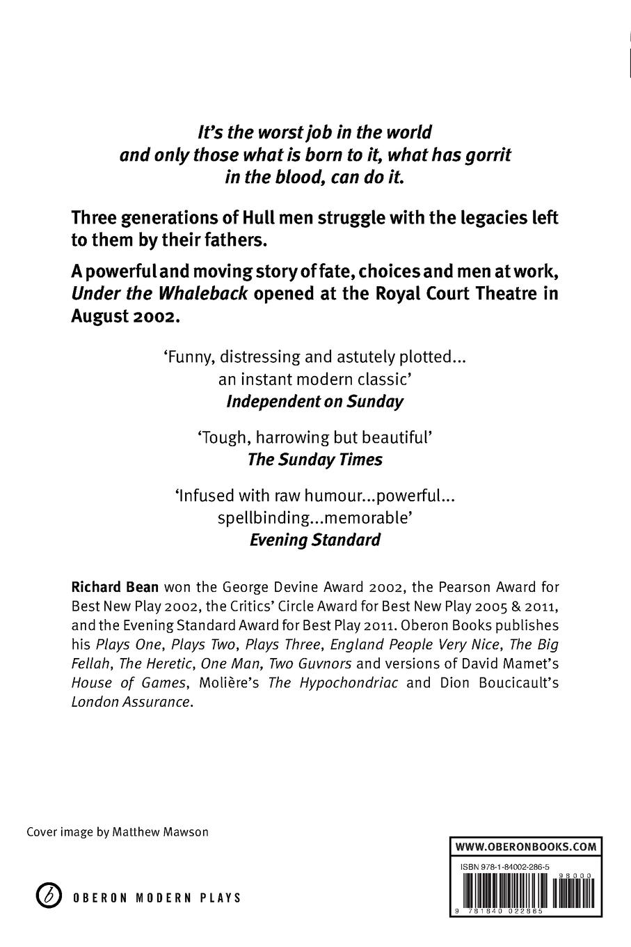 Rückseitencover Under the Whaleback