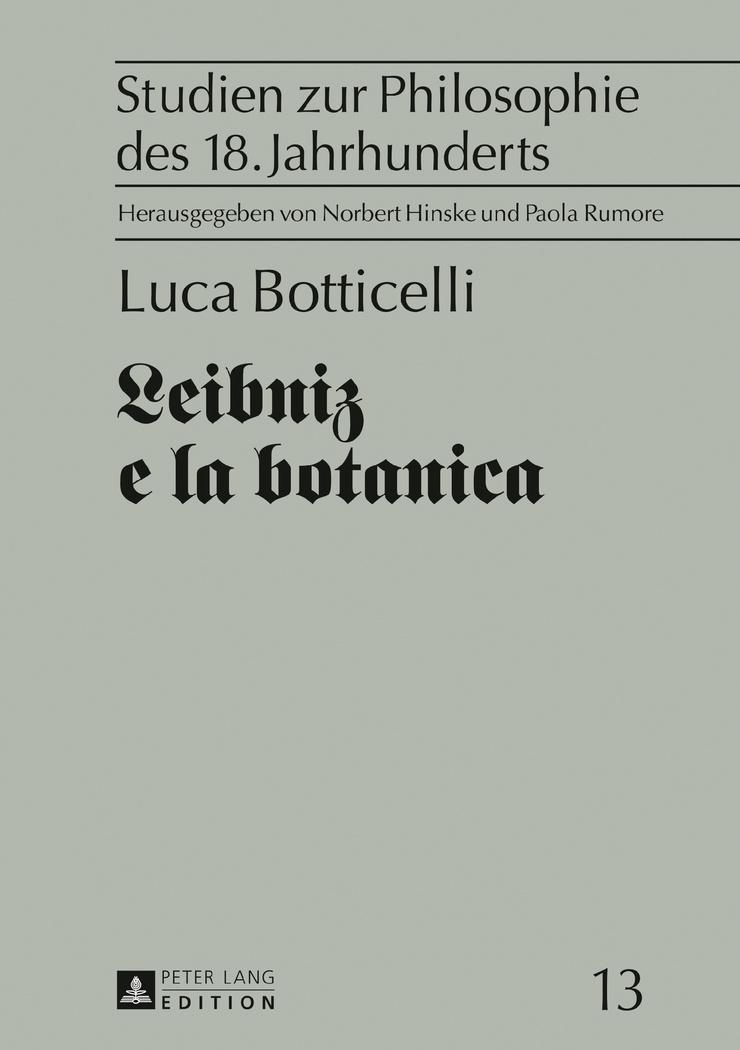Vorderes Coverbild Leibniz e la botanica
