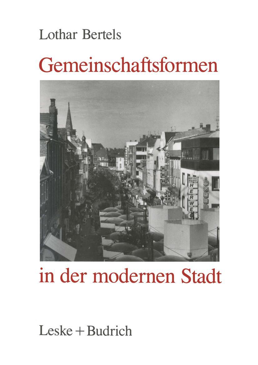 Vorderes Coverbild Gemeinschaftsformen in der modernen Stadt