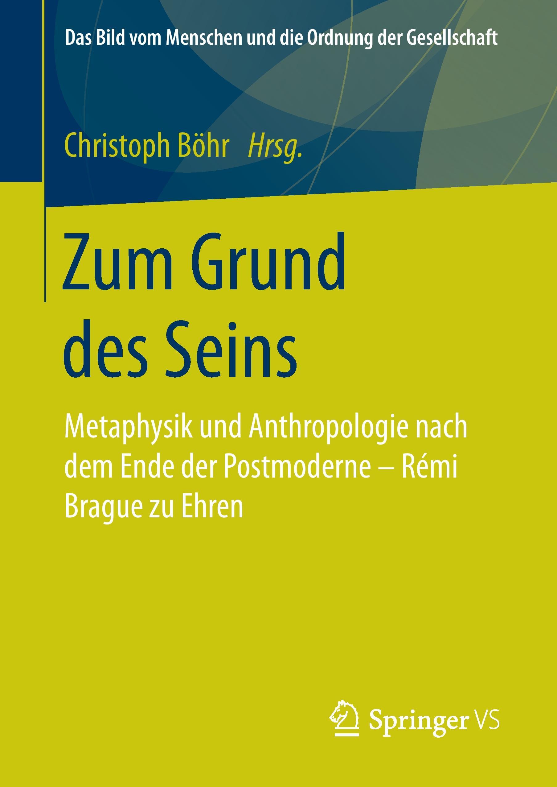 Vorderes Coverbild Zum Grund des Seins