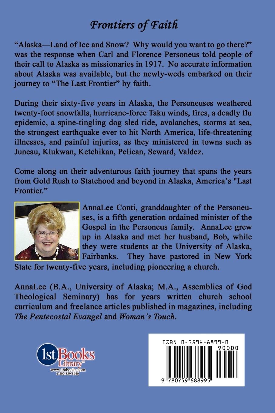 Rückseitencover Frontiers of Faith