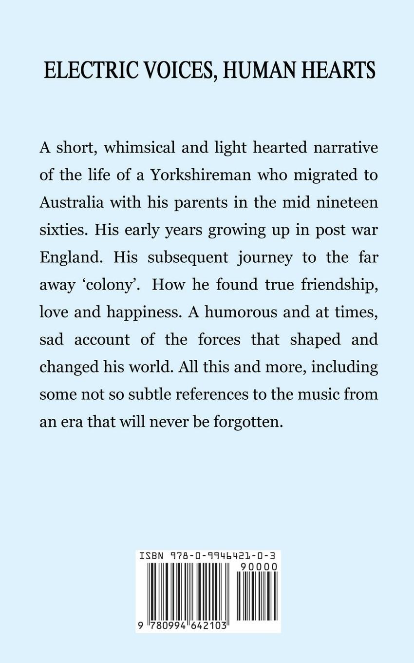 Rückseitencover Electric Voices, Human Hearts