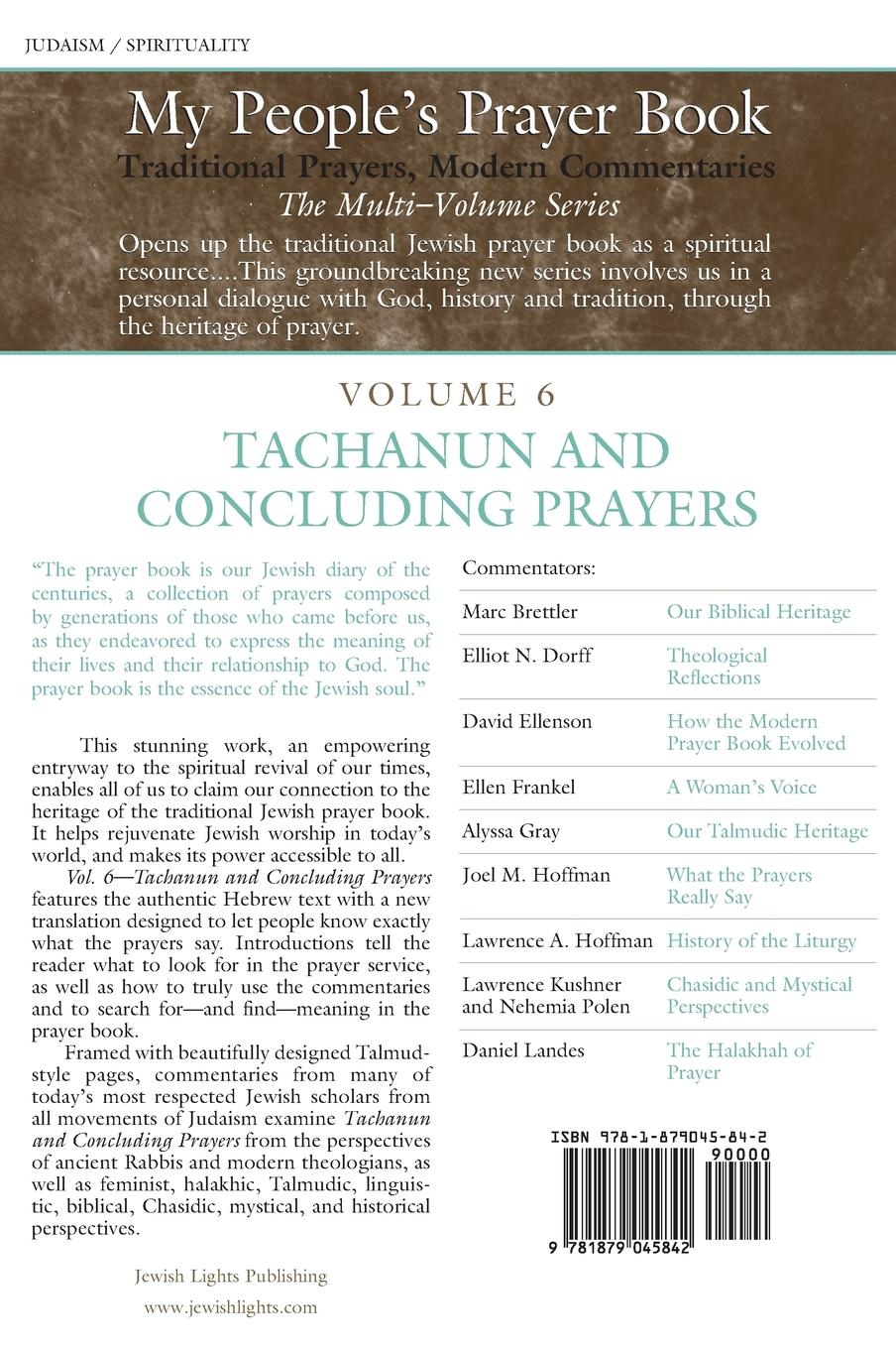 Rückseitencover My People's Prayer Book Vol 6