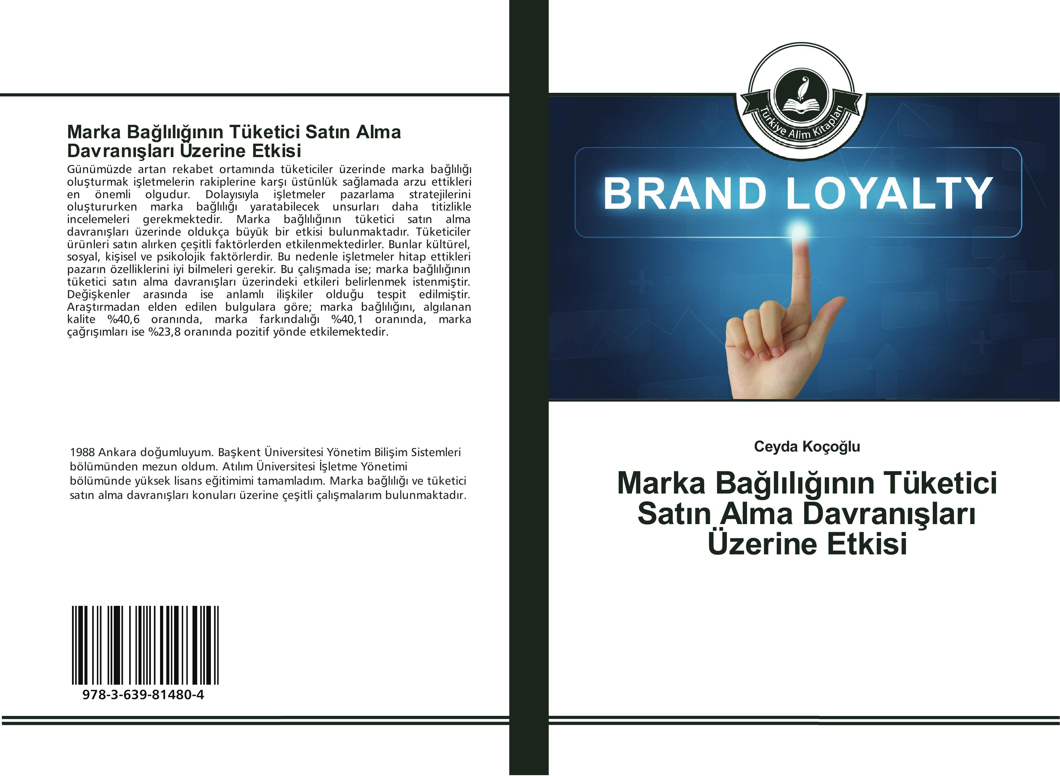 Vorderes Coverbild Marka Ba¿l¿l¿¿¿n¿n Tüketici Sat¿n Alma Davran¿¿lar¿ Üzerine Etkisi