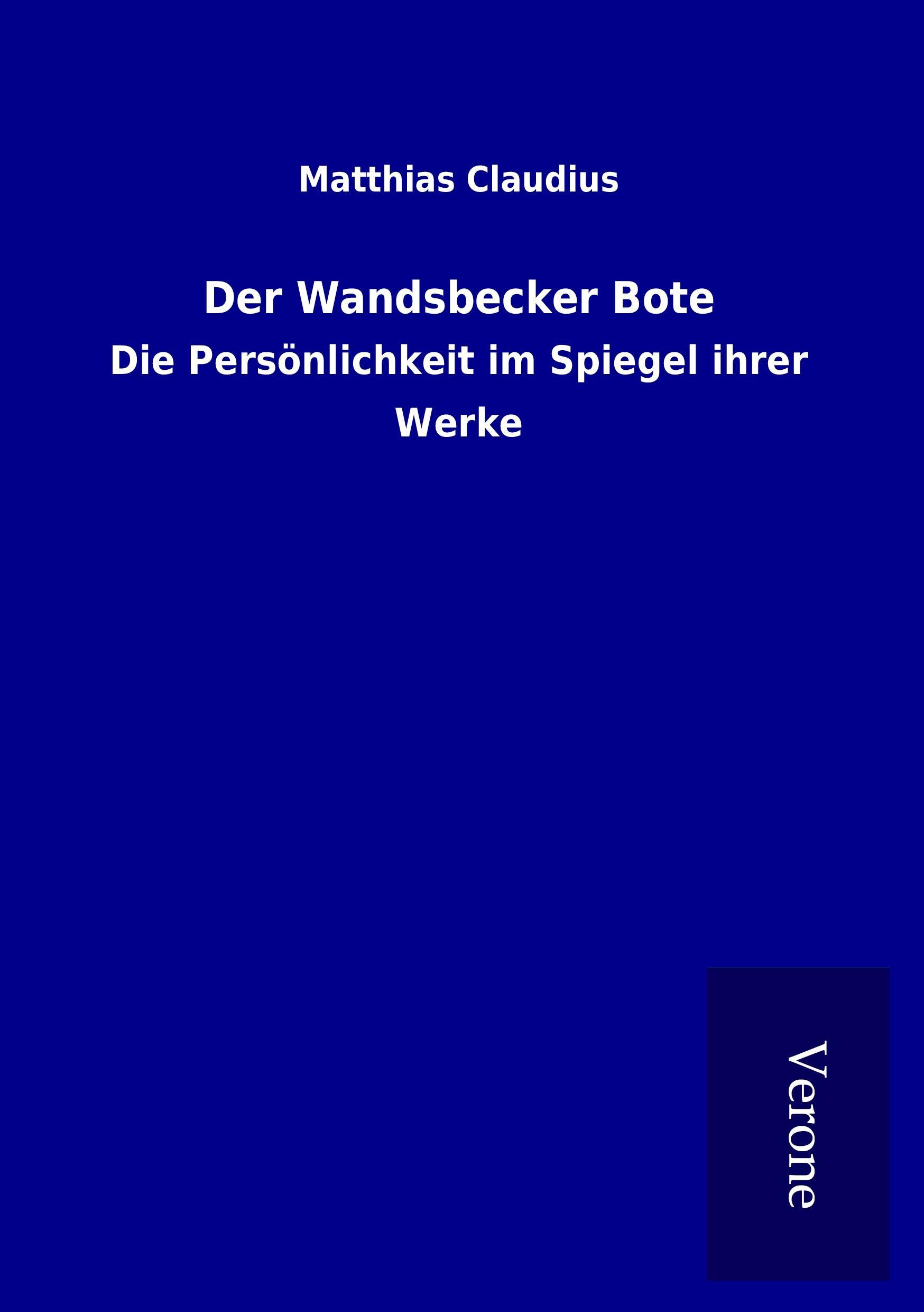 Vorderes Coverbild Der Wandsbecker Bote