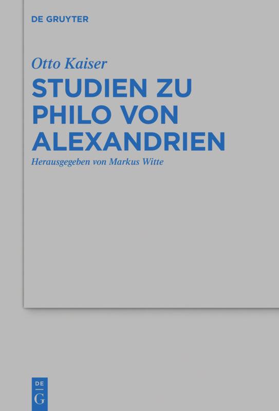 Vorderes Coverbild Studien zu Philo von Alexandrien
