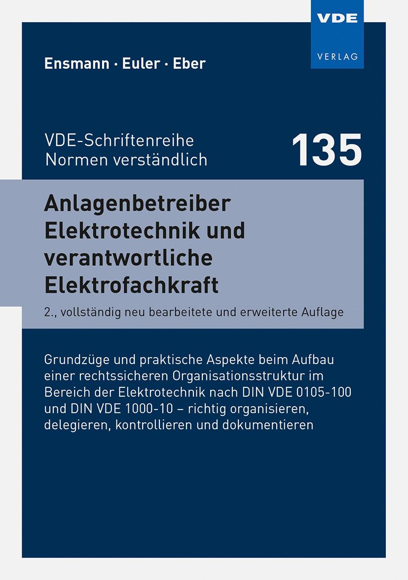 Beispielinhalt (Bild) Anlagenbetreiber Elektrotechnik und verantwortliche Elektrofachkraft