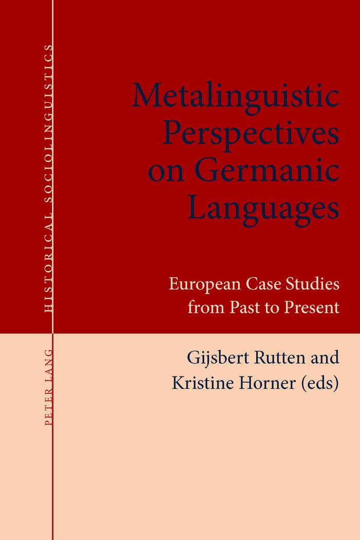 Vorderes Coverbild Metalinguistic Perspectives on Germanic Languages