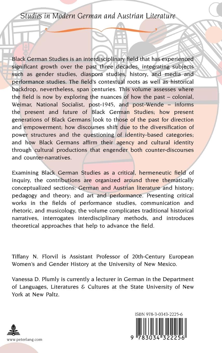 Rückseitencover Rethinking Black German Studies