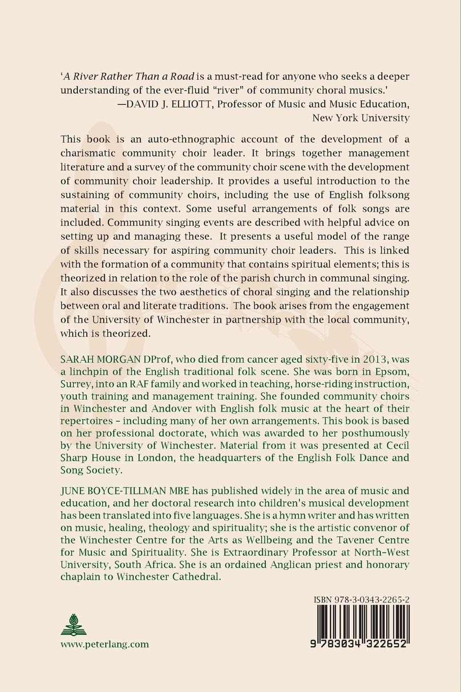 Rückseitencover A River Rather Than a Road