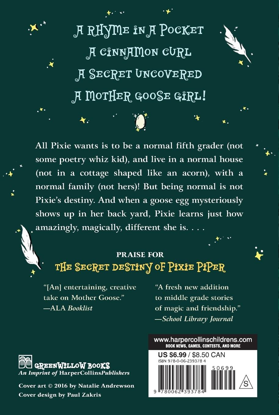 Rückseitencover Secret Destiny of Pixie Piper, The