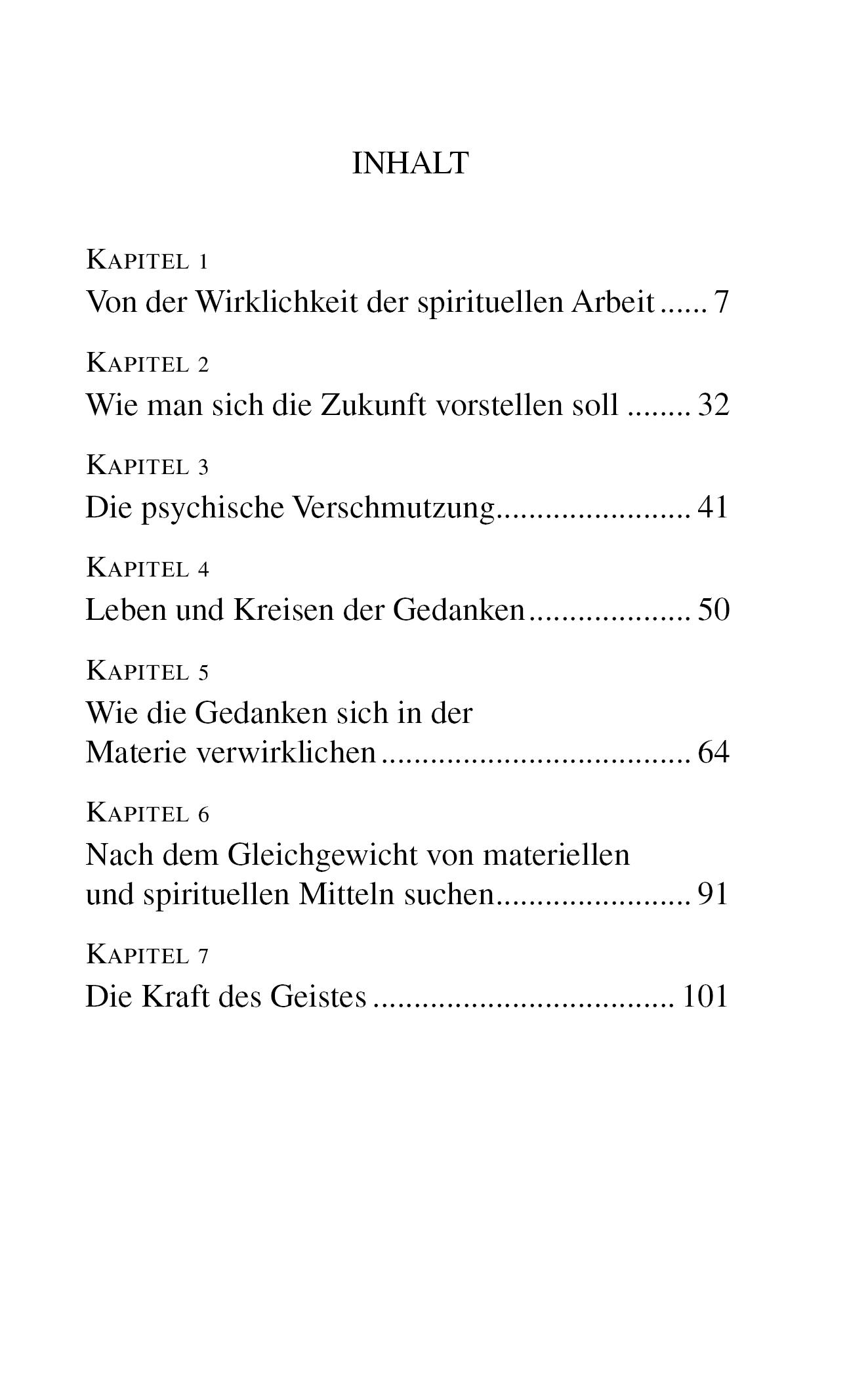 Beispielinhalt (Bild) Die Kraft der Gedanken