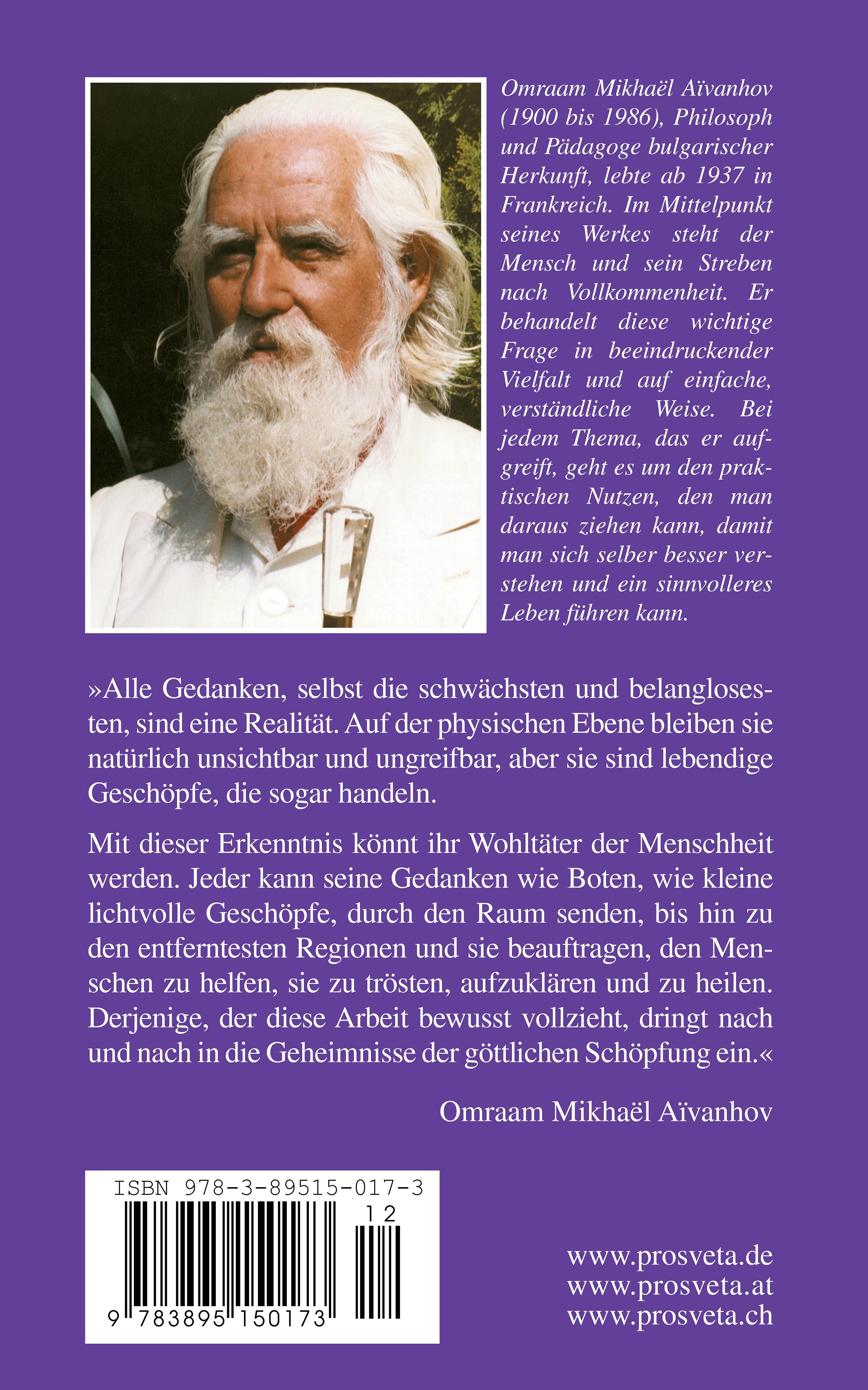 Rückseitencover Die Kraft der Gedanken