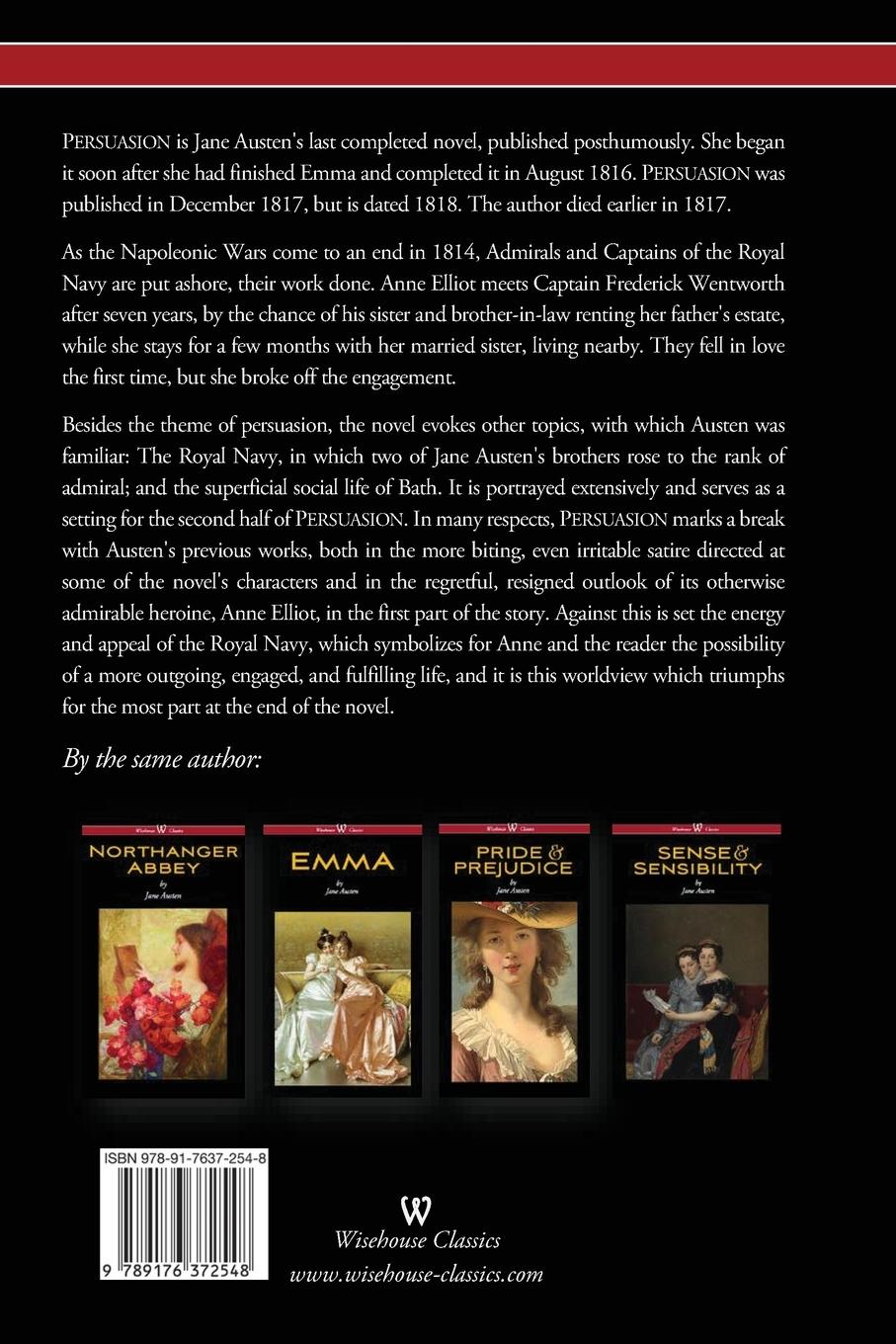 Rückseitencover Persuasion (Wisehouse Classics - With Illustrations by H.M. Brock)