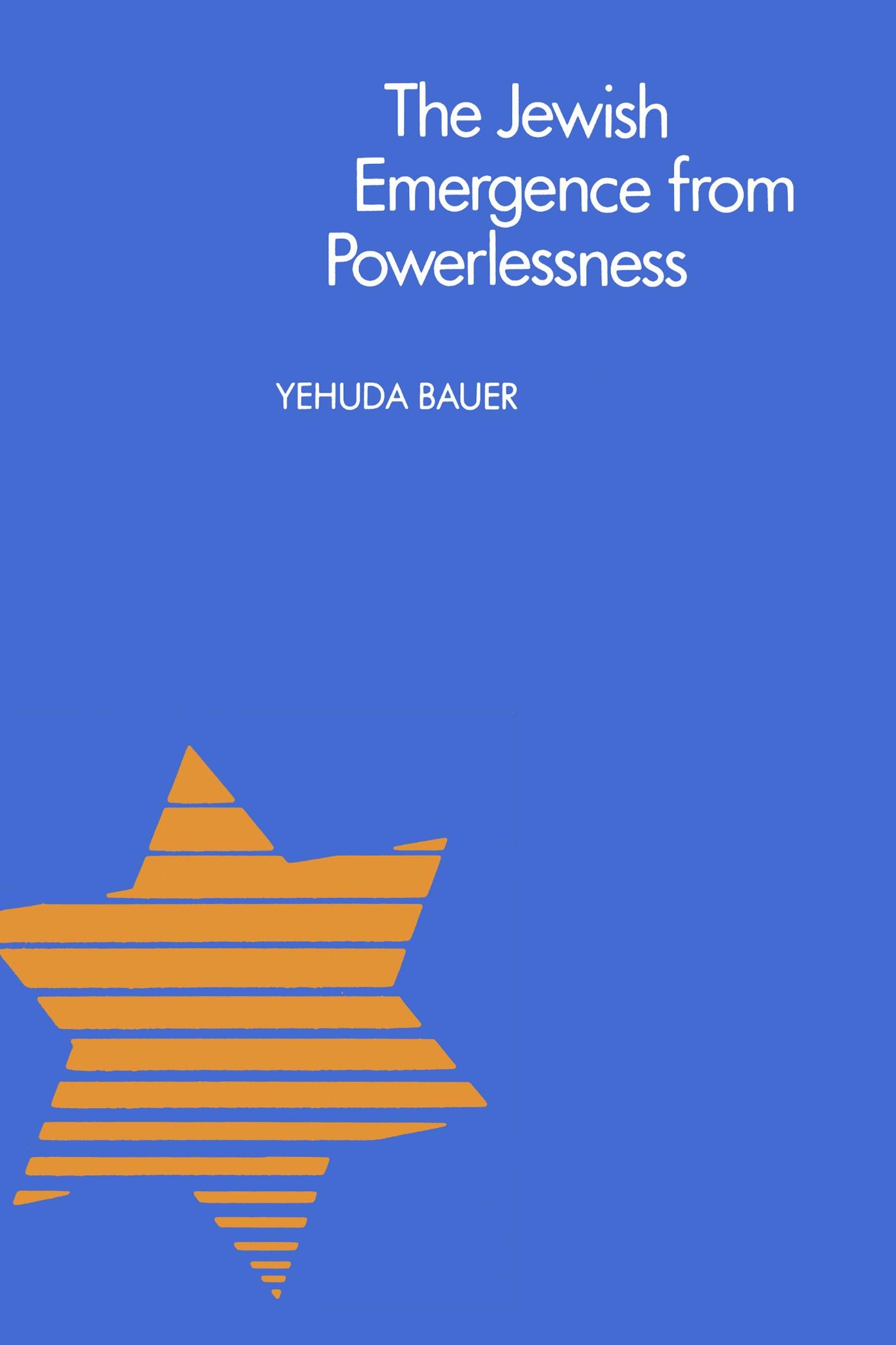 Vorderes Coverbild The Jewish Emergence from Powerlessness