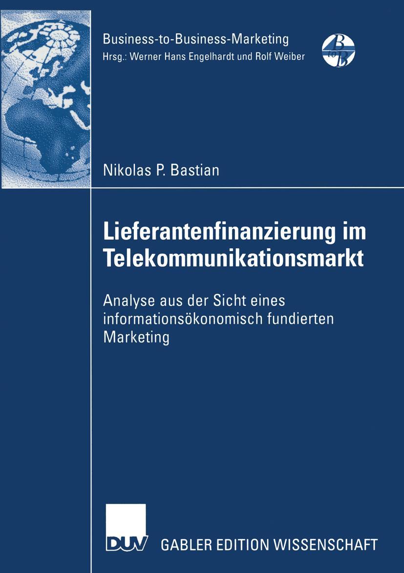 Vorderes Coverbild Lieferantenfinanzierung im Telekommunikationsmarkt