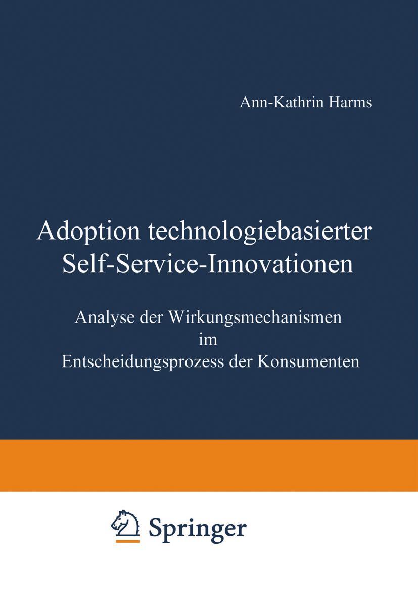 Vorderes Coverbild Adoption technologiebasierter Self-Service-Innovationen