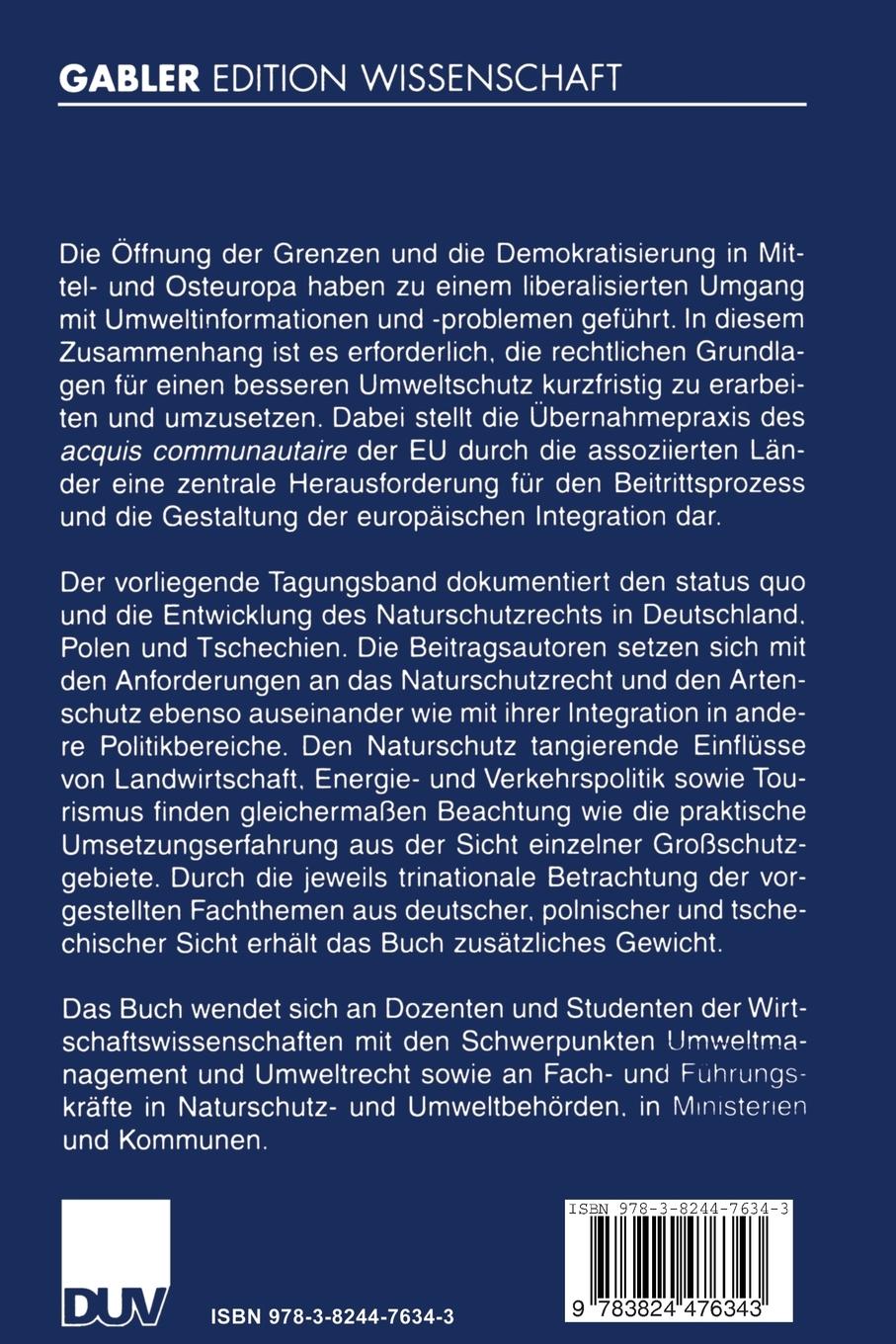 Rückseitencover Naturschutzrecht und Nutzungskonflikte