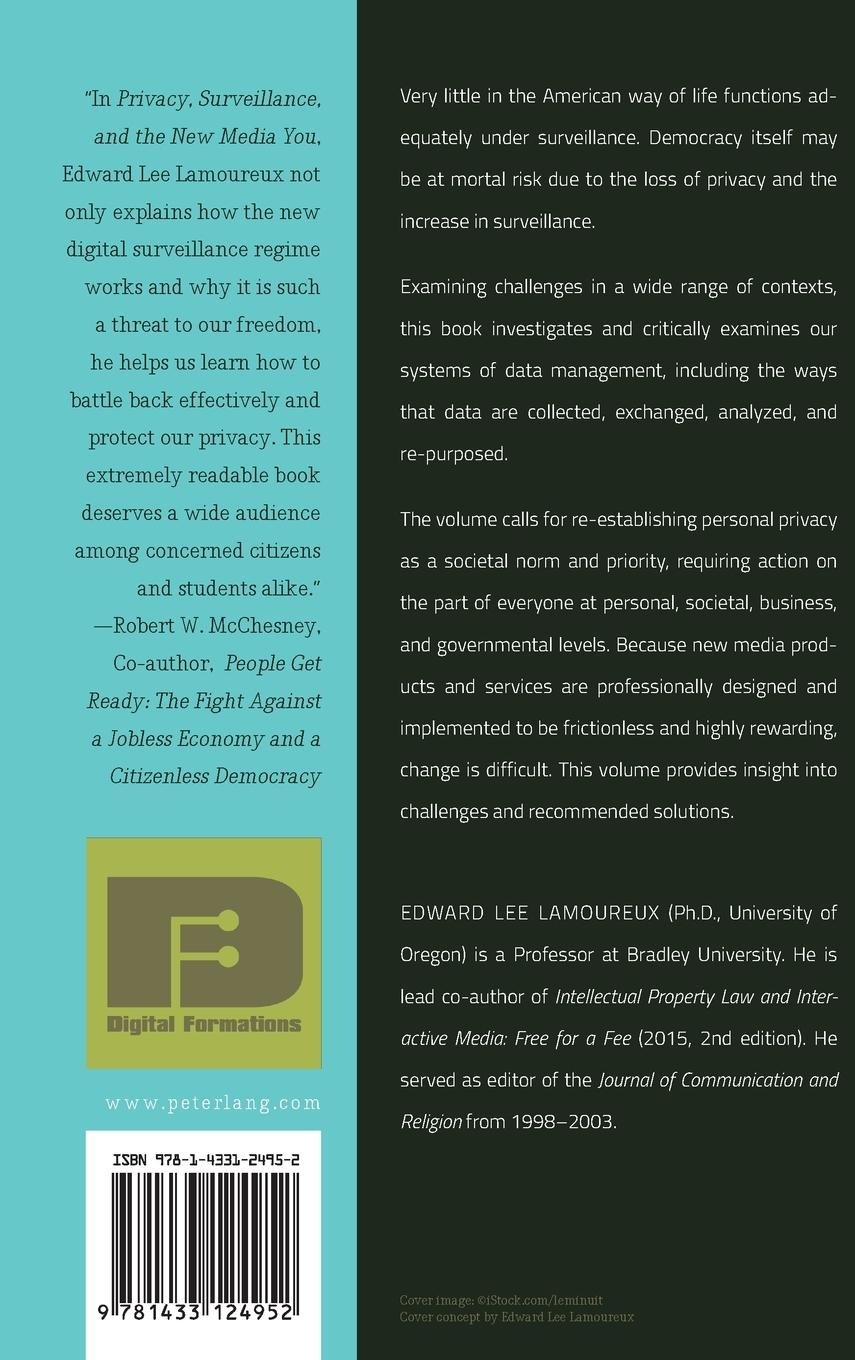 Rückseitencover Privacy, Surveillance, and the New Media You