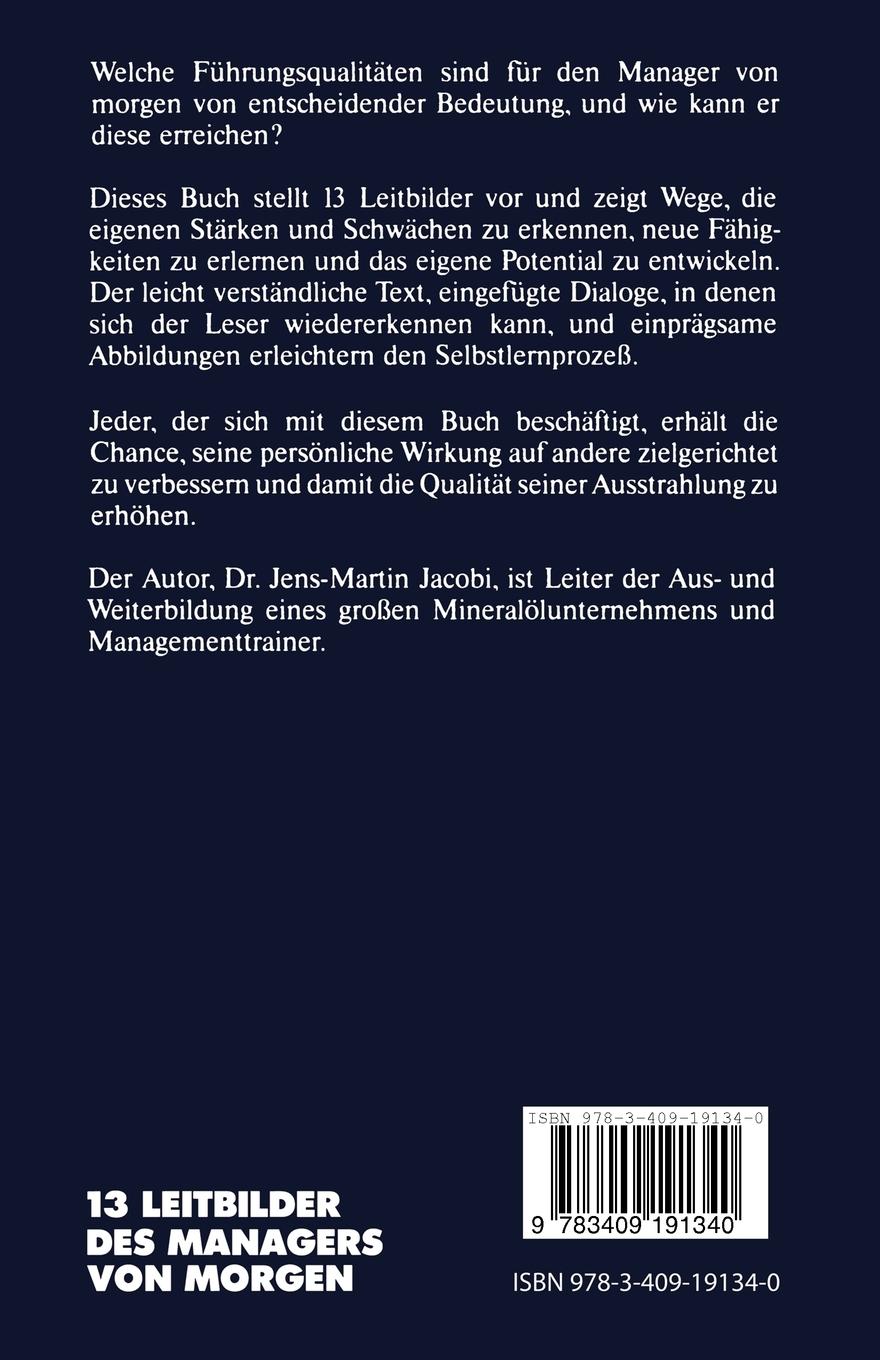 Rückseitencover 13 Leitbilder des Managers von Morgen