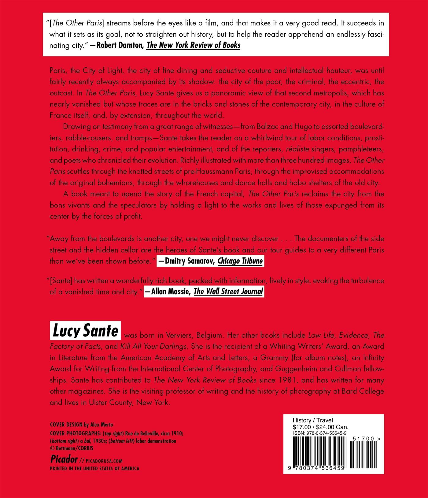 Rückseitencover The Other Paris