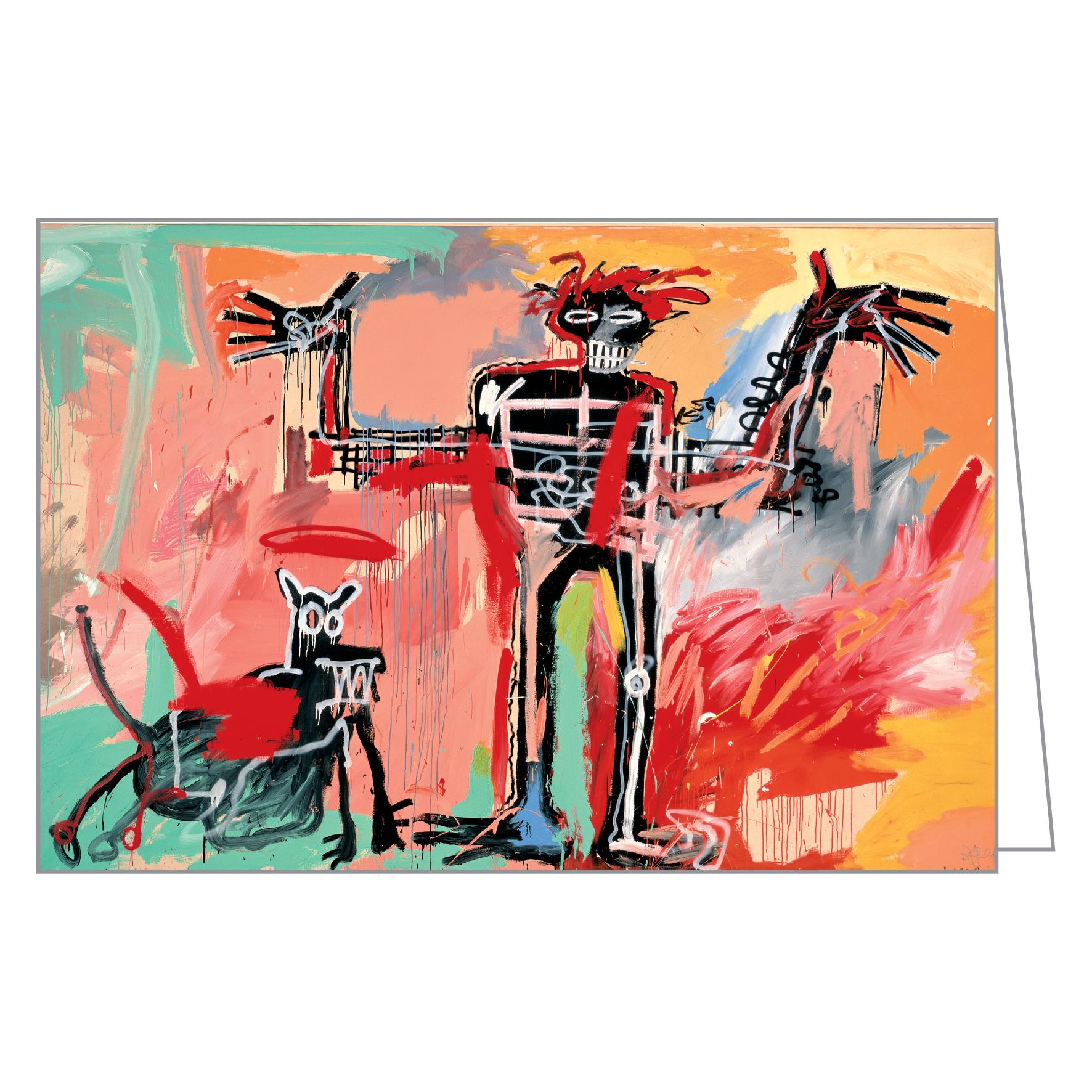 Beispielinhalt (Bild) Jean-Michel Basquiat Fliptop Notecard Box